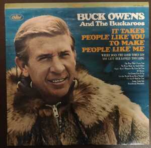 ペラジャケ 赤盤 LP Buck Owens, Buckaroos It Takes People Like You 