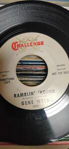 プロモ盤 Gene Weed Man With A Plan/Ramblin’