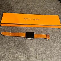 Apple Watch series6 HERMES 44mm アップルウォッチ エルメス GPS+Cellular シリーズ6レザーベルト45mm MKG53FE/A 未開封_画像1