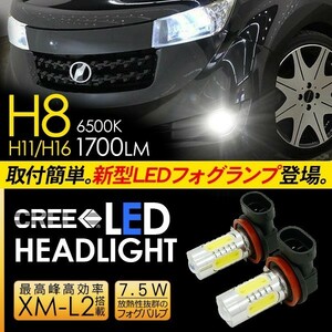 bB QNC20系 LED フォグランプ 7.5W H8/H11/H16 LEDフォグバルブ 車検対応 6ヶ月保証 LEDライト 電装パーツ