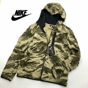 NIKE Nike Tec флис камуфляж Parker Zip Parker CU4492-342 хаки M