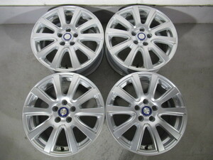 激安即決！WEDS JENEIGE 16×6.5J 100-5H+47 73Φ 中古アルミホイール 4本 シエンタ(170系) プリウス プレミオ エクシーガクロスオーバー7 