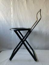 アイアン製折り畳み椅子イス フォールディングチェア古道具インテリアディスプレイ店舗什器アンティークビンテージインダストリアル工業系_画像3