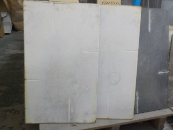 送料無料 陶芸 カーボランダム棚板 角板40×40×1cm 片面アルミナ 