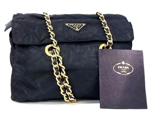 ヤフオク! -「prada プラダ ナイロン チェーンショルダーバッグ」の ...