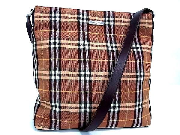 ヤフオク! -「バーバリー チェック柄 ショルダーバッグ burberry ...