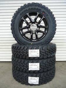 ヨコハマジオランダーM/T G003☆185/85R16ゴツゴツタイヤ☆ジムニーJA11JA12JB23JB64☆175/80R16サイズアップ・リフトアップ☆ホイル付