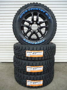 新品タイヤホイルセット☆TOYOオープンカントリーR/T☆225/70R16ホワイトレター☆ジムニーJA11JA12JB23JB64☆クロカン・ゴツゴツタイヤ