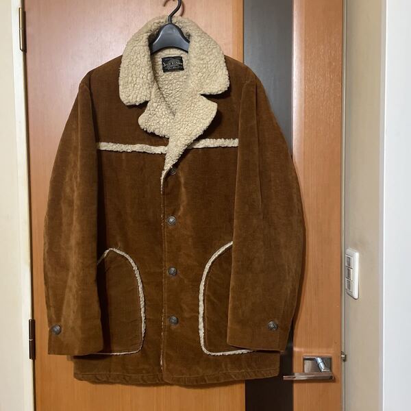 希少 60s〜70s『Brad』USA製VINTAGEボアランチコート 古着 ヴィンテージ
