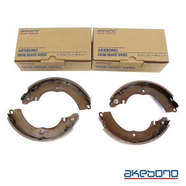 曙 AKEBONO クリッパーリオ U72T ブレーキシュー ハーフタイプ NN3065F NN3065R フロント&リア 日産 ドラムブレーキシュー