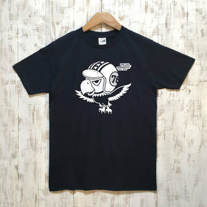 ■WAR BIRD Tシャツ■Lサイズ（ネイビーxホワイト）