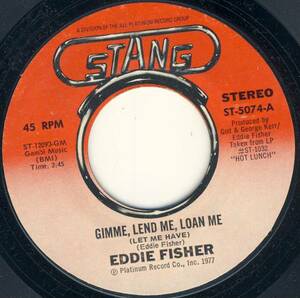 * 70's New Jersey Funky Soul 45 * Eddie Fisher *