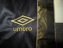 ★UMBRO/アンブロ★良品　M　アーガイルジャージパンツ　ブラック/ゴールド_画像3