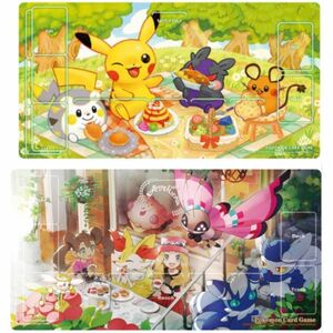 ポケモンカードゲーム ラバープレイマット ピカチュウ＆モルペコ　セレナ　２個セット