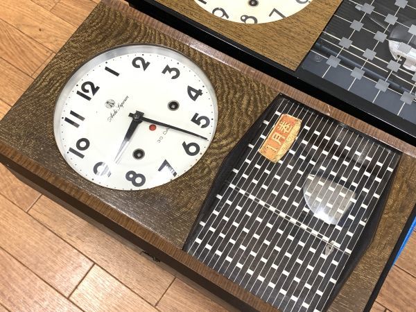 グランドセールアンティーク/コレクション精工舎 他 古い振り子時計 4点まとめてセット Sマーク レトロ SEIKO