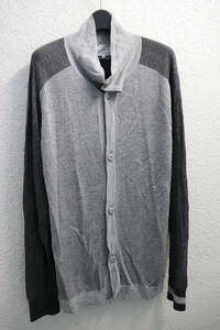  prompt decision the first period 2006SS General Research General Research Archive 06SS rayon silk knitted 2 tone switch blouson type knitted cardigan L