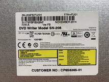 B2076)TSST SN-208 DVDスーパーマルチドライブ 12.7mm SATA 中古動作品_画像3