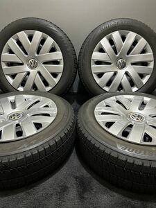 185/60R15 ブリヂストン/VRX2 17年 VW フォルクスワーゲン ポロ 純正 15インチ 6J ＋38 100 5H スタッドレス 4本