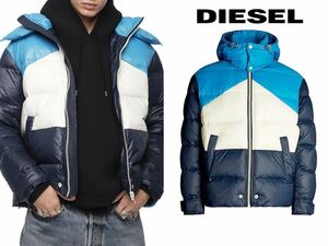 【送料無料】DIESEL/2019AW 00SIED 0GATH W-SMITH フード脱着 ダウンジャケット/S/定価58000円+税/ディーゼル