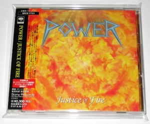 パワー (ダニエル・ダレイ) 炎の女神 国内盤CD (Power (Daniel Dalley) - Justice of Fire, Japanese Edition CD)