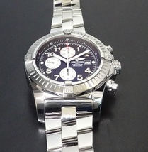 2022年12月OH仕上済 美品 BREITLING ブライトリング スーパーアベンジャー A13370 自動巻 48mm メンズ 国際保証書あり 純正内外箱あり 本物_画像5