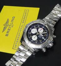 2022年12月OH仕上済 美品 BREITLING ブライトリング スーパーアベンジャー A13370 自動巻 48mm メンズ 国際保証書あり 純正内外箱あり 本物_画像1