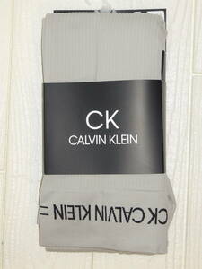 ( Lady's * thick leggings * new goods )CALVAN KLEIN Calvin Klein Gunze corporation L~LL hip 90~103.10 minute height rib style gray Y4,500+ tax 