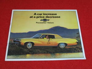 V CHEVROLET 1969 Showa era 44 catalog ② V