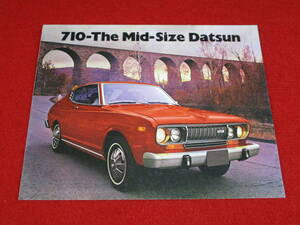 * DATSUN 710 left hand drive 1974 Showa era 49 catalog *