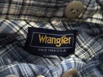 Wrangler ウエスタンシャツ 150サイズ★チェック柄 カウボーイ ラングラー アメカジ　●D12_画像3