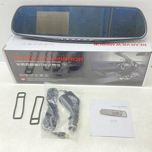 送料無料g14937 REAR-VIEW MIRROR ドライブレコーダー VEHICEL TRAVELING RECORDER 未使用品