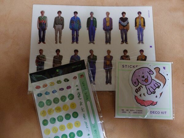 BTS DECO KIT sticker pack