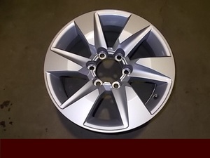 トヨタ ランクル ランドクルーザー プラド 17インチ 17×7.5J PCD139.7 オフセット+25 6穴 アルミホイール 1本