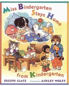 * иностранная книга книга с картинками [Miss Bindergarten Stays Home from Kindergarten]