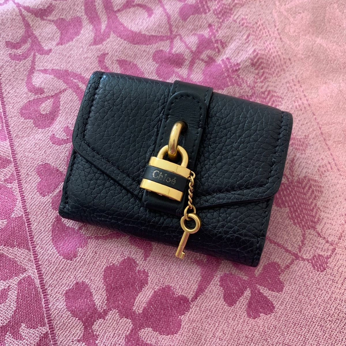 極上美品 Chloe クロエ 定期入れ パスケース カードケース 財布