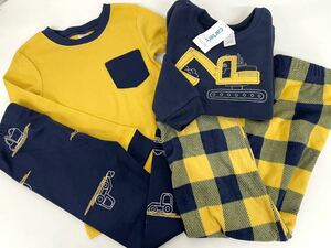  new goods #Carter's Carter's Kids micro fleece pyjamas 4 point set 5 / 5 -years old car bulldozer is ... car 