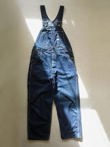 Lee Overalls 91-SB（1970s）リー　デニム　オーバーオール　Made in U.S.A　ジェルトデニム　＠36×29　インディゴ　ヴィンテージ　美USED_画像2