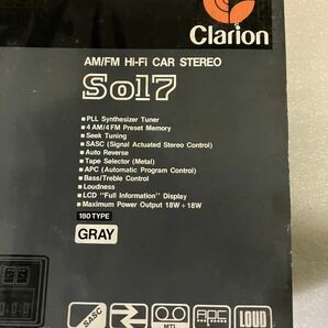 【当時物】クラリオン So17 新品未使用 カセットテープデッキ clarionの画像2