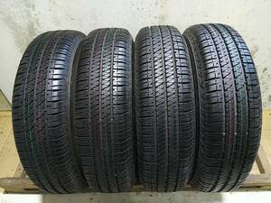 A986 195/80R15 ブリヂストン DUELER H/T 684Ⅱ 夏タイヤ 新車外し 中古売切り4本SET 法人向け送料安