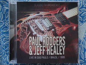 ◇RODGERS & JEFF HEALEY/ Live In Sao Paulo Brazil 1995 ■ブートレグ ※盤面きれいです。　