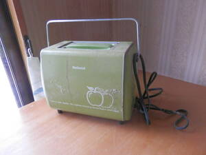  Showa era. missed [ National automatic type electric toaster NT-671] retro pop no start rujik*0123