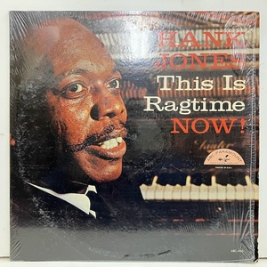 ●即決LP Hank Jones / This is Ragtime Now j35440 Mono 米盤、マルチ黒ミゾナシ LW Vangelder」刻印 