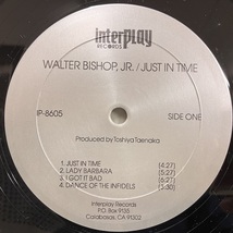 ●即決LP Walter Bishop Jr / Just in Time j35528 米オリジナル ウォルター・ビショップ _画像3