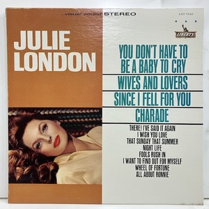 ●即決VOCAL LP Julie London / You Don't Have to Be a Baby to Cry jv3923 米オリジナル、Dg Stereo ジュリー・ロンドン