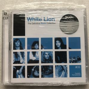 【メロハー特集】ホワイトライオン WHITE LION DEFINITIVE ROCK 2枚組ベストアルバム 新品未開封 CD 輸入盤 シュリンク剥がれあり