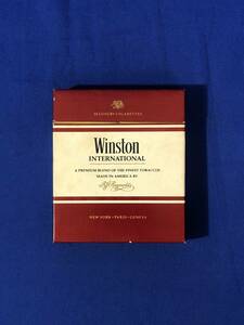 CA666B●【たばこ パッケージ】WINSTON/ウィンストンインターナショナル RJR 煙草 タバコ シガレット 空箱 アメリカ製 ヴィンテージ レトロ