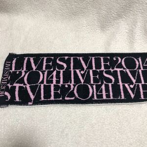 レア 美品 1時のみ使用 安室奈美恵 マフラータオル LIVE STYLE 2014 タオル フェイス グッズ TOUR