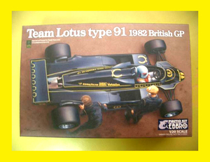 ■1/20 EBBRO ロータス 91 イギリス GP