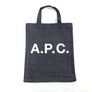 アーペーセー　LOU Mini　定番ロゴデニムトートバッグ　A.P.C