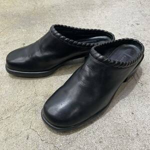 ☆送料無料☆ COLEHAAN☆コールハーン☆レザークロッグ☆ミュール☆ブラック☆5☆